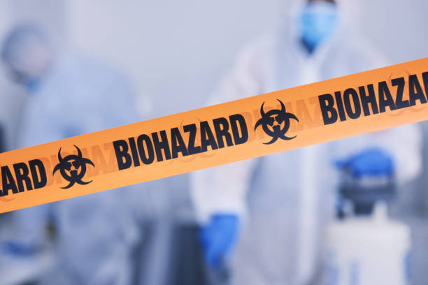 Professional Drug Lab Cleanup technician working in Keyport, NJ